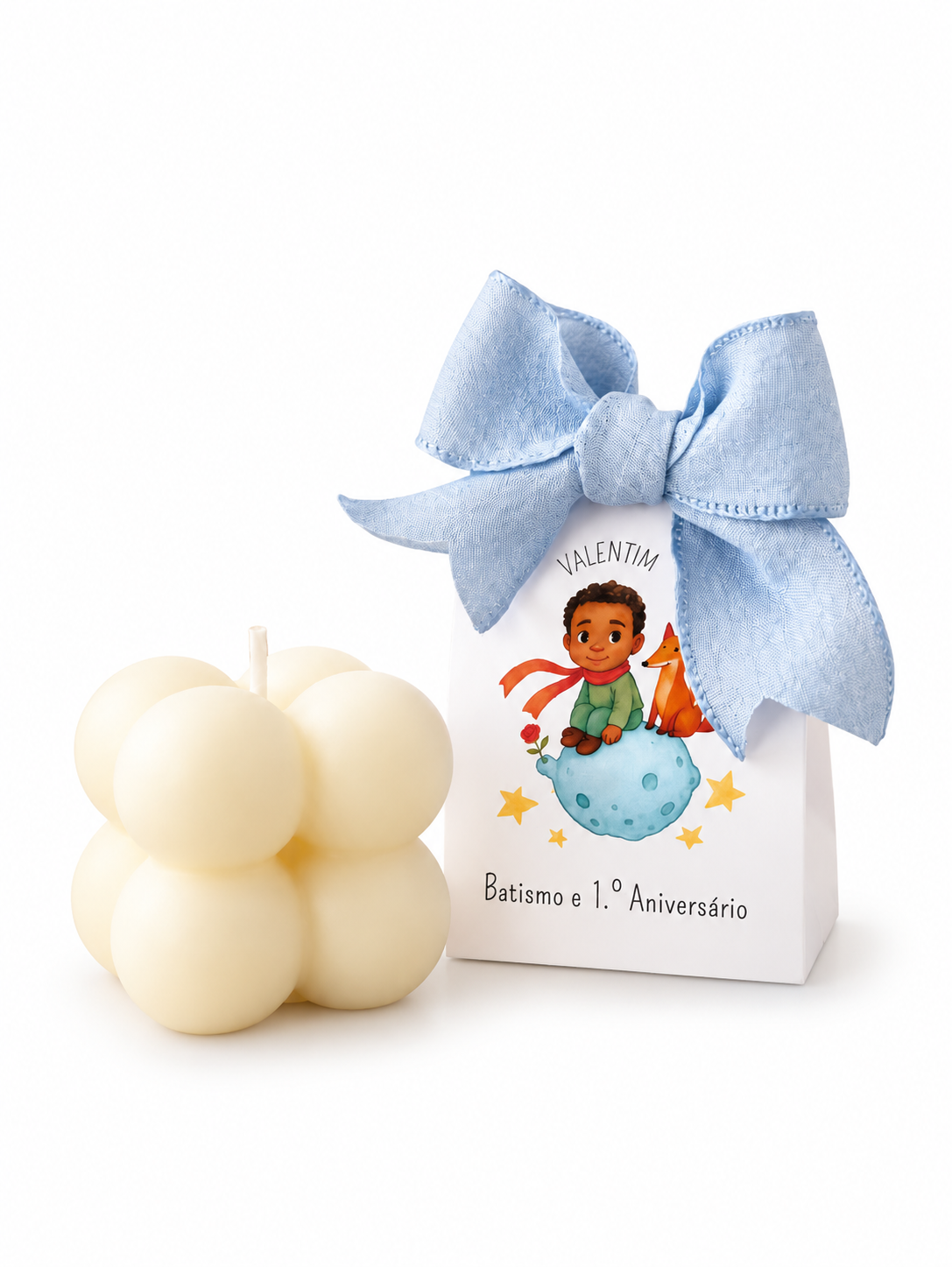 Doce Luz, vela bubble personalizada Love Essences